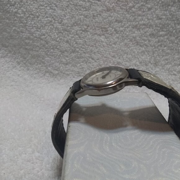 Montana Silversmiths Watch Gold Horsehead Silver Flower Filigree New Bat CLR+Box main image 7